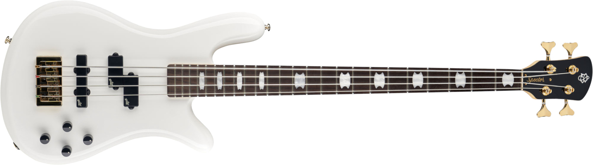 Spector Icon Ns-2 Bolt-on Rw - White Gloss - Solid body elektrische bas - Main picture