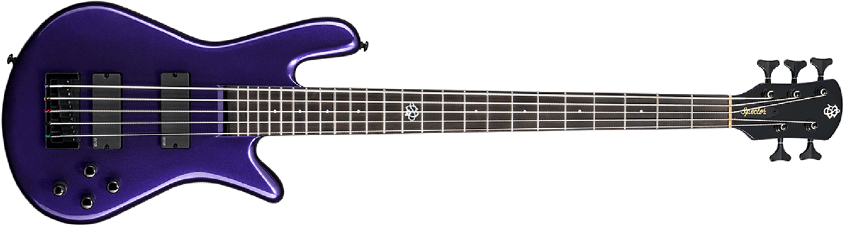 Spector Ns Ethos Hp 5 Eb - Plum Crazy Gloss - Solid body elektrische bas - Main picture
