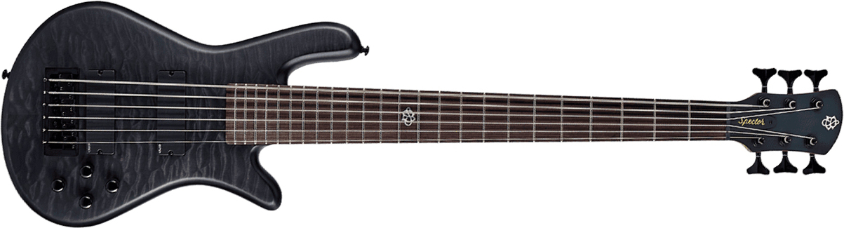 Spector Ns Pulse Ii 6c Active Emg Eb - Black Stain Matte - Solid body elektrische bas - Main picture