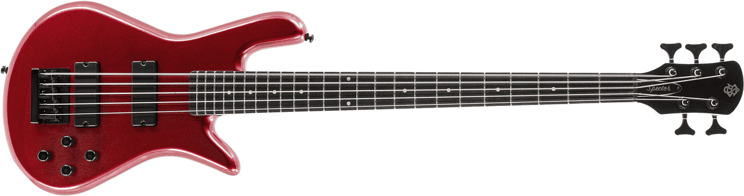 Spector Performer Serie 5 Hh Eb - Metallic Red - Solid body elektrische bas - Main picture