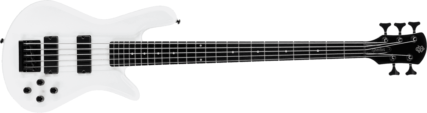 Spector Performer Serie 5 Hh Eb - White - Solid body elektrische bas - Main picture