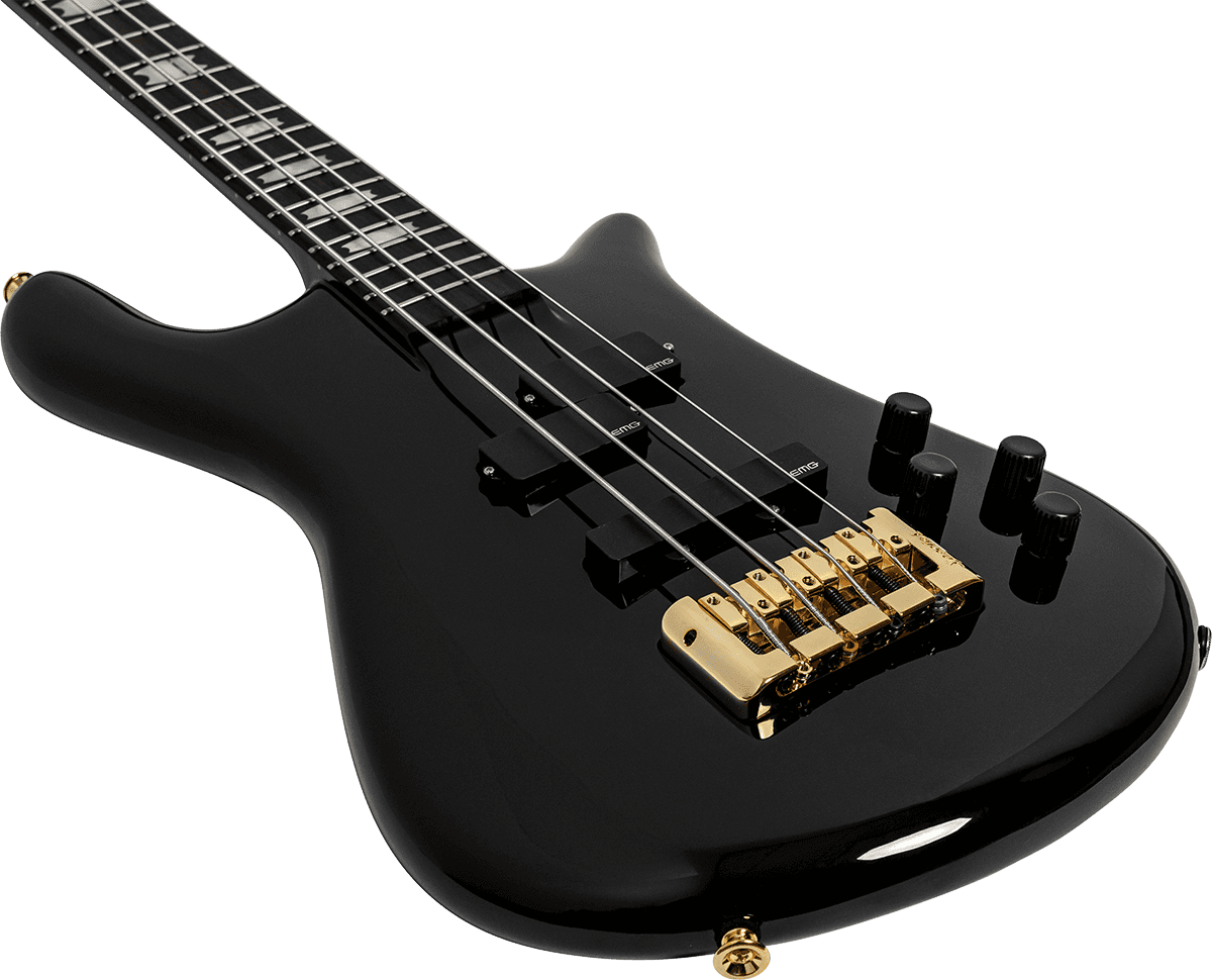 Spector Euro Serie Classic 4 Rw - Solid Black Gloss - Solid body elektrische bas - Variation 2