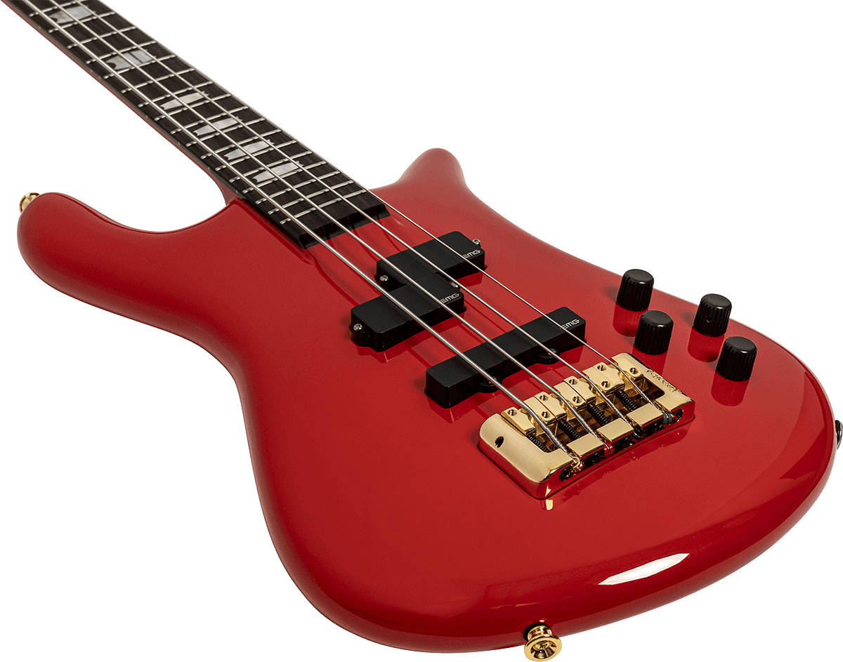 Spector Euro Serie Classic 4 Rw - Solid Red Gloss - Solid body elektrische bas - Variation 2