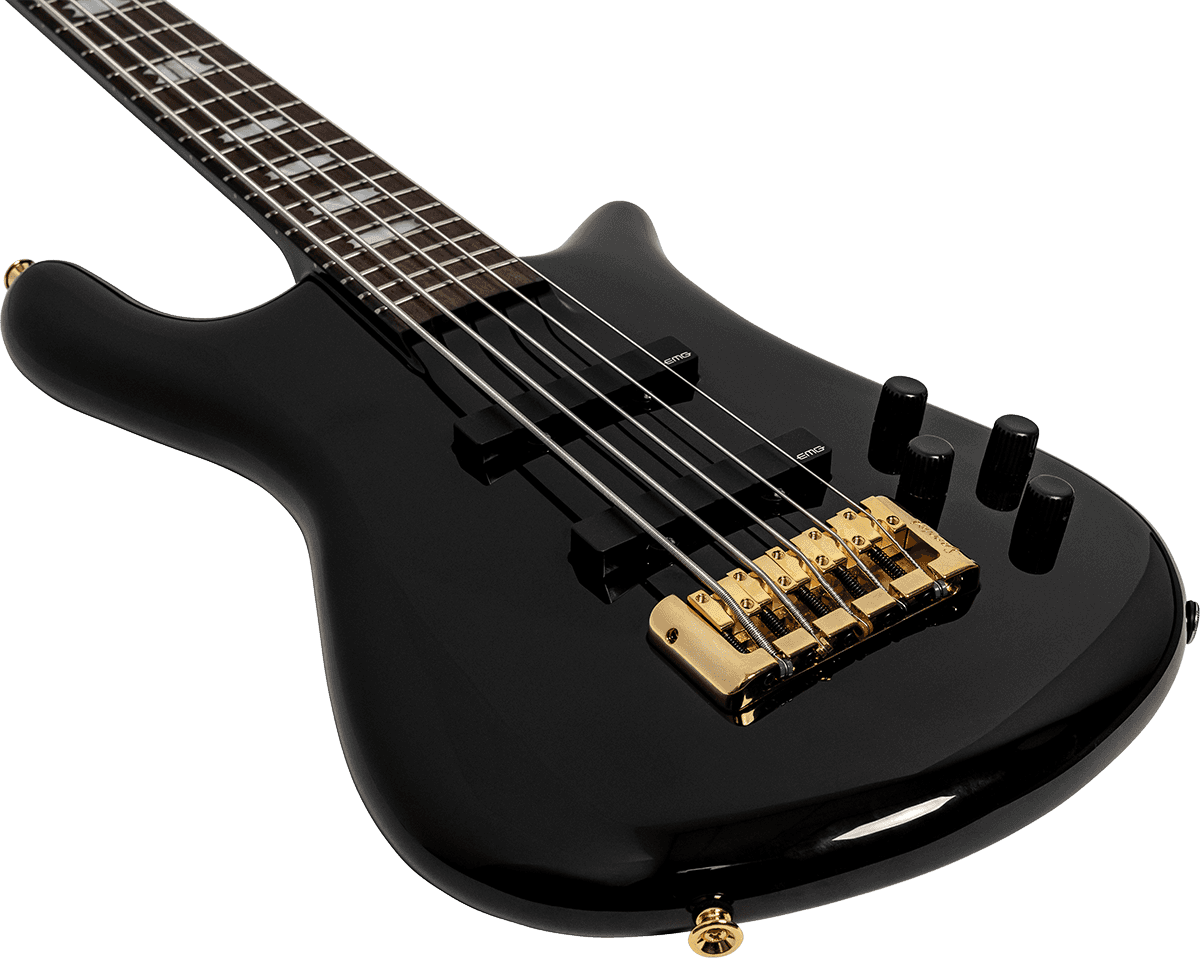 Spector Euro Serie Classic 5 Rw - Solid Black Gloss - Solid body elektrische bas - Variation 2