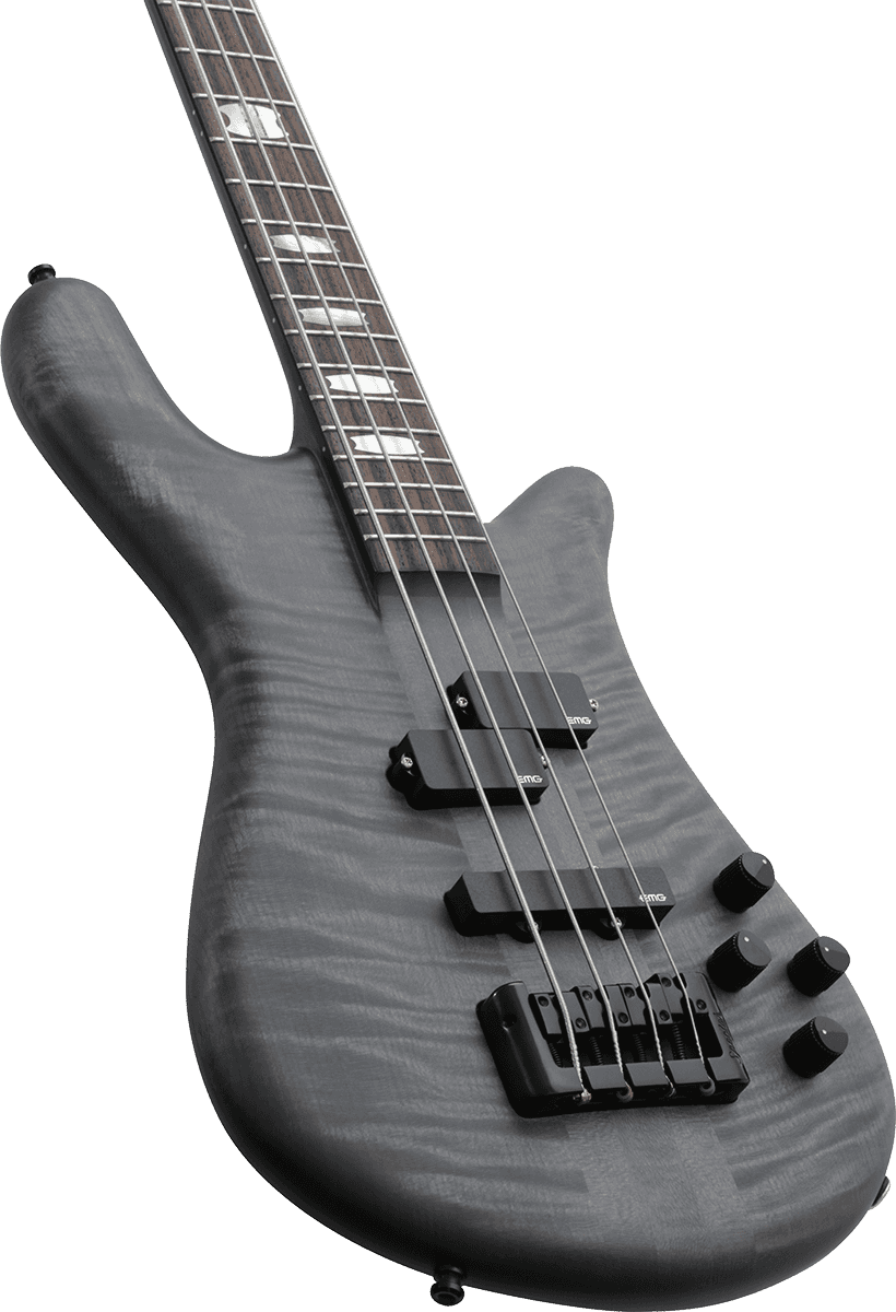 Spector Euro Serie Lx 4 Emg Rw - Trans Black Stain Matte - Solid body elektrische bas - Variation 2