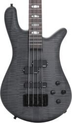 Solid body elektrische bas Spector                        EURO SERIE LX 4 EMG - Trans black stain matte