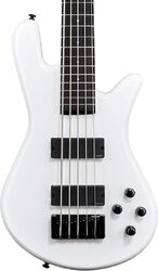 Solid body elektrische bas Spector                        NS Ethos HP 5 - Metallic white