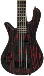 Solid body elektrische bas Spector NS Pulse I 5 LH - Cinder red