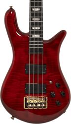 Solid body elektrische bas Spector                        Rudy Sarzo LT4 Euro - Scarlett red gloss