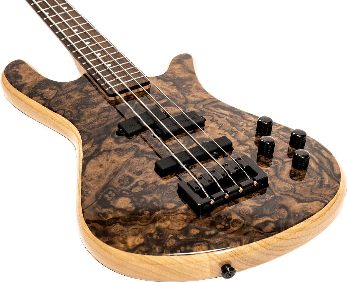 Spector Legend Serie Classic 4 Pf - Walnut Burl - Solid body elektrische bas - Variation 2