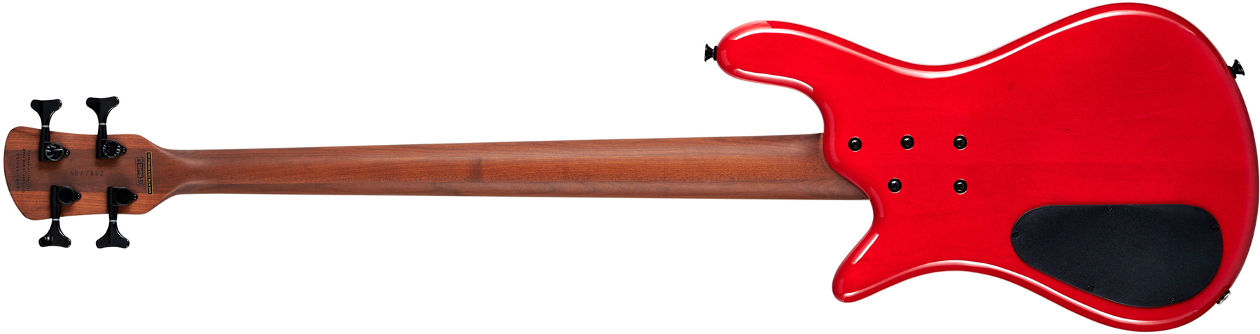Spector Ns Eurobolt 4c Active Aguilar Mn - Inferno Red - Solid body elektrische bas - Variation 1