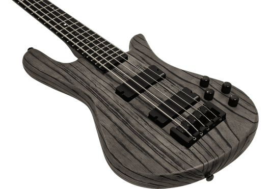 Spector Ns Pulse I 5c Active Emg Eb - Charcoal Grey - Solid body elektrische bas - Variation 2