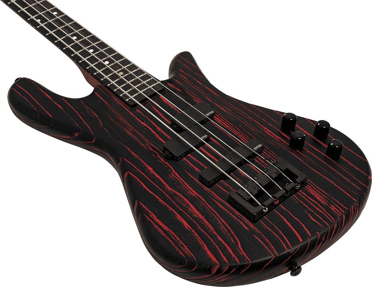 Spector Ns Pulse I 4c Active Emg Eb - Cinder Red - Solid body elektrische bas - Variation 2