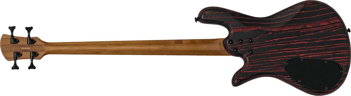 Spector Ns Pulse I 5c Lh Gaucher Active Emg Eb - Cinder Red - Solid body elektrische bas - Variation 1