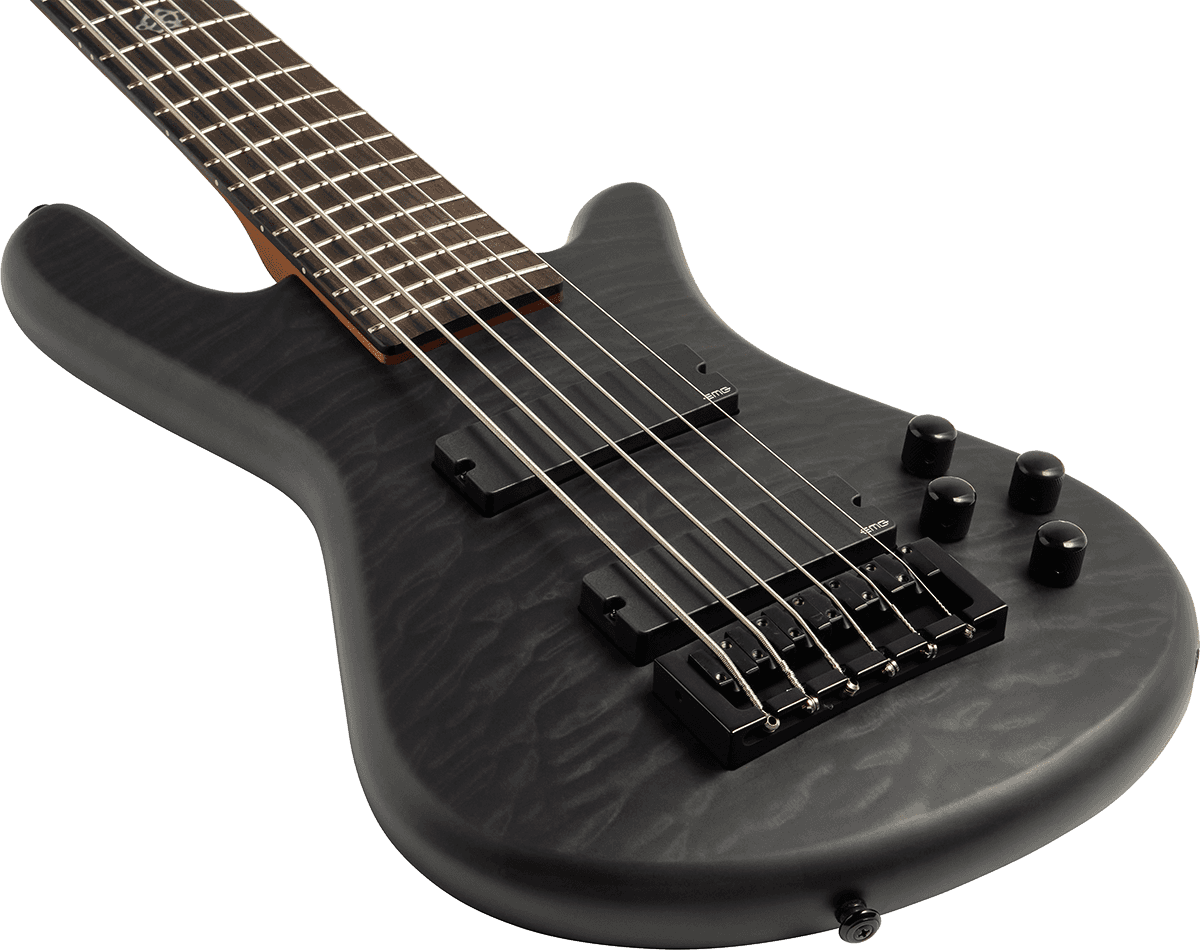 Spector Ns Pulse Ii 6c Active Emg Eb - Black Stain Matte - Solid body elektrische bas - Variation 2