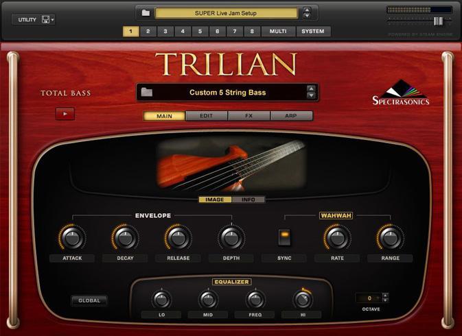 Virtuele instrumenten soundbank Spectrasonics TRILIAN