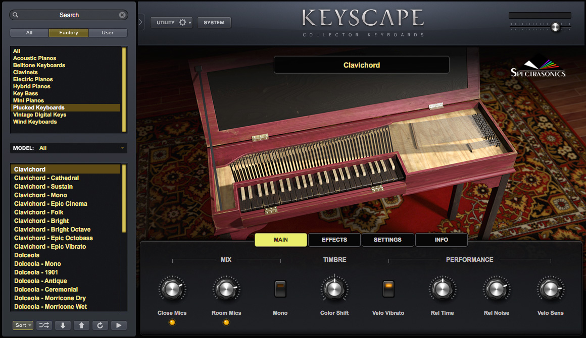 Spectrasonics Keyscape - Virtuele instrumenten soundbank - Variation 8