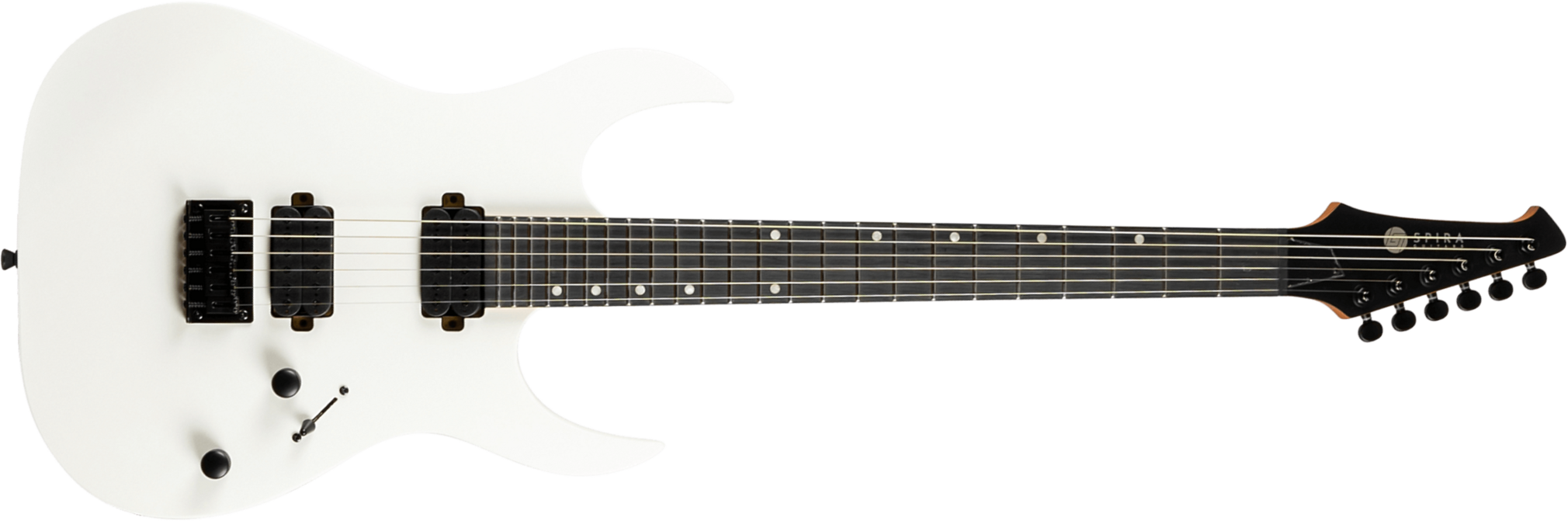 Spira Guitars S400 Mwh 2h Ht Eb - Satin White - Elektrische gitaar in Str-vorm - Main picture