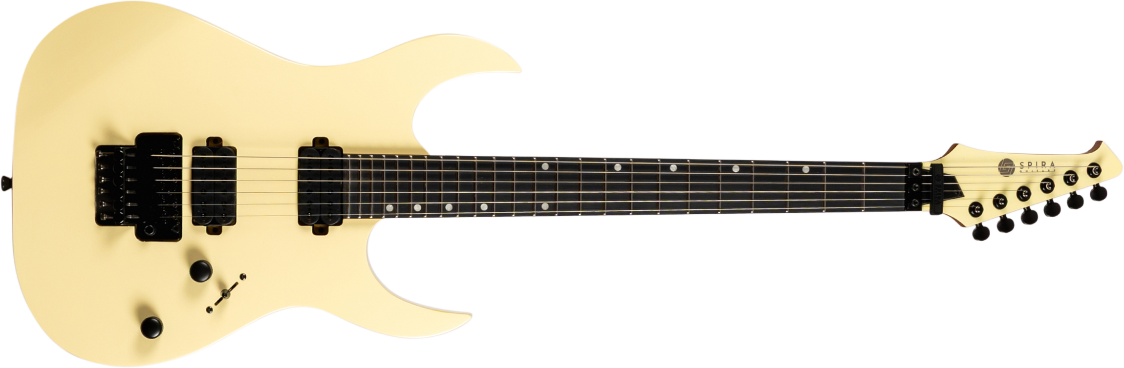 Spira Guitars S420 Awh 2h Fr Eb - Alpine White - Elektrische gitaar in Strat vorm - Main picture