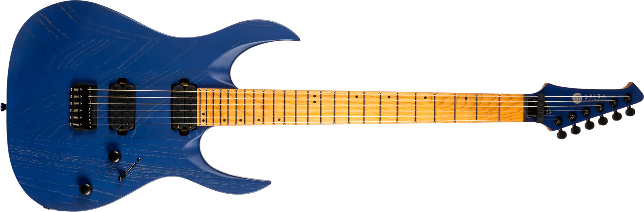 Spira Guitars S600 Abl 2h Ht Eb - Stained Blue - Elektrische gitaar in Strat vorm - Main picture