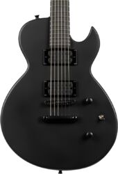 Metal elektrische gitaar Spira guitars L-400 MBK - satin black