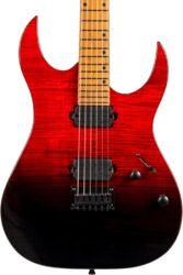 Metalen elektrische gitaar Spira guitars S-450 TRD - Trans red/black