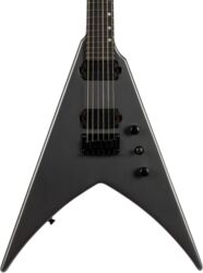 Metal elektrische gitaar Spira guitars V-400 MSL - satin silver
