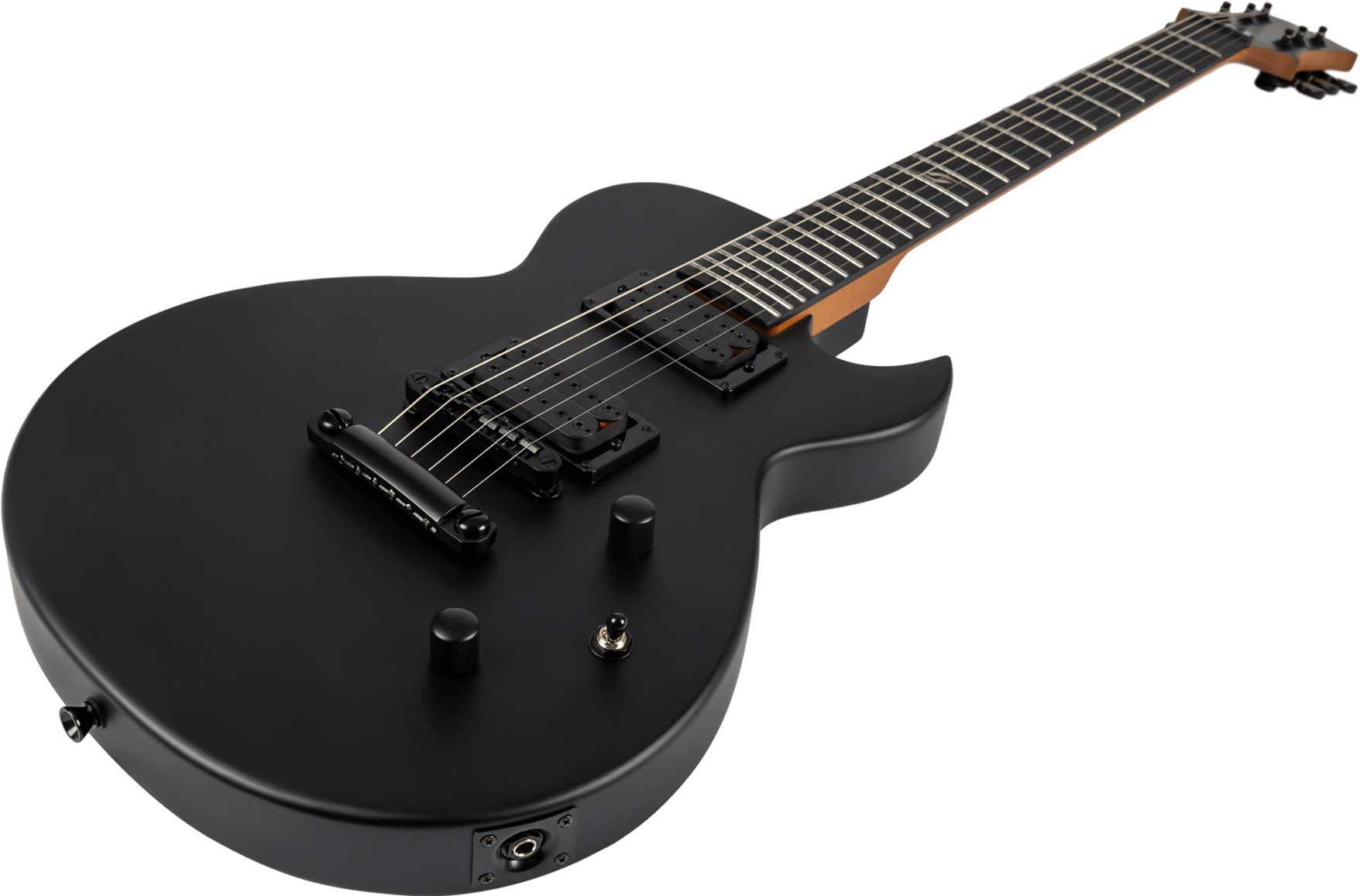 Spira Guitars L400 Mbk 2h Ht Eb - Satin Black - Metal elektrische gitaar - Variation 2