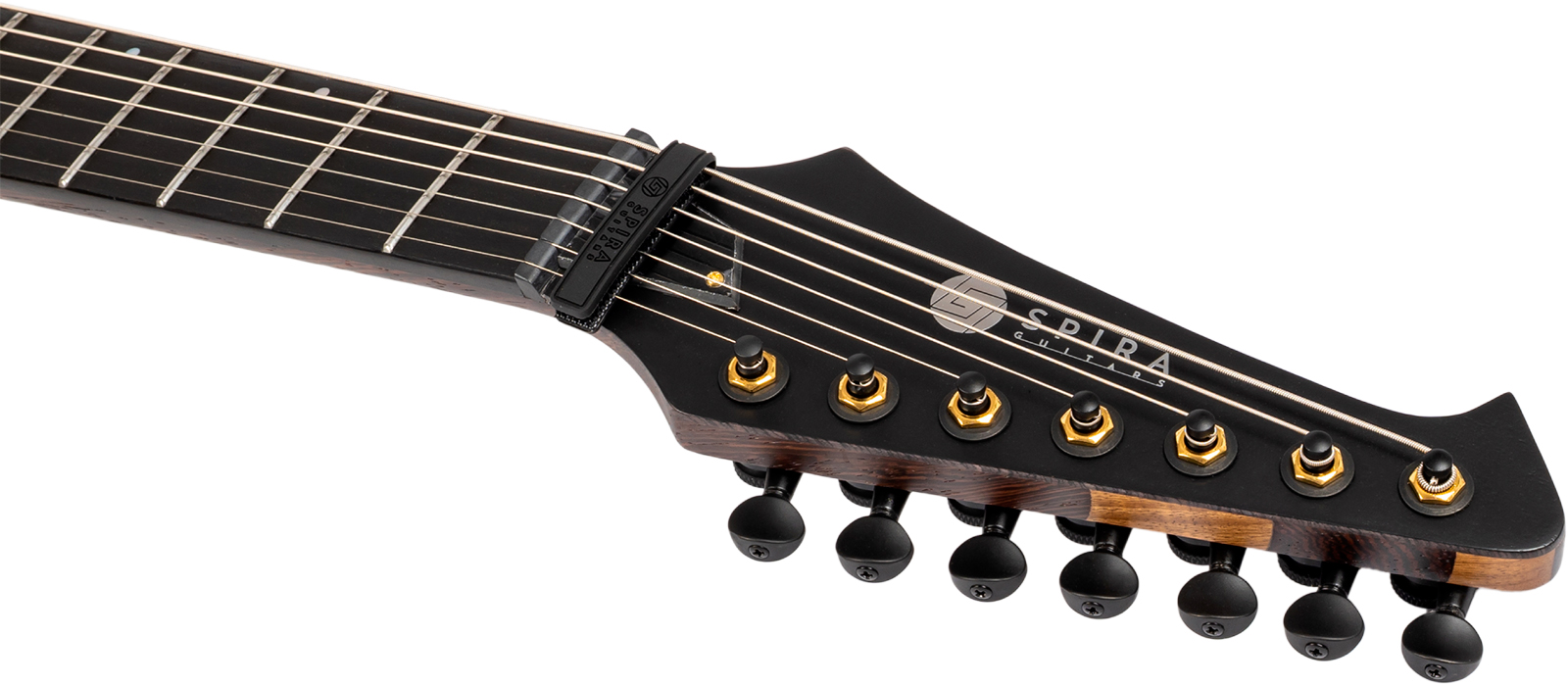 Spira Guitars S1007 Pro 7c Baryton 2h Ht Eb - Satin Natural - Bariton elektrische gitaar - Variation 5