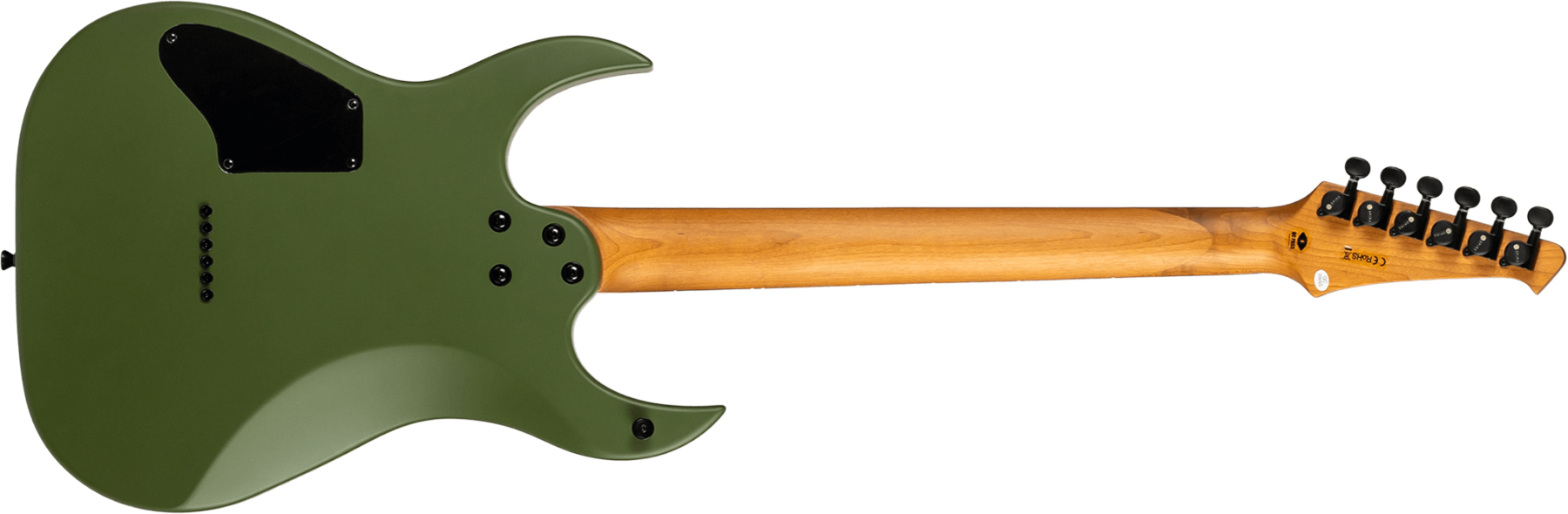 Spira Guitars S400 Mgr Lh Gaucher 2h Ht Eb - Satin Dark Green - Linkshandige elektrische gitaar - Variation 1