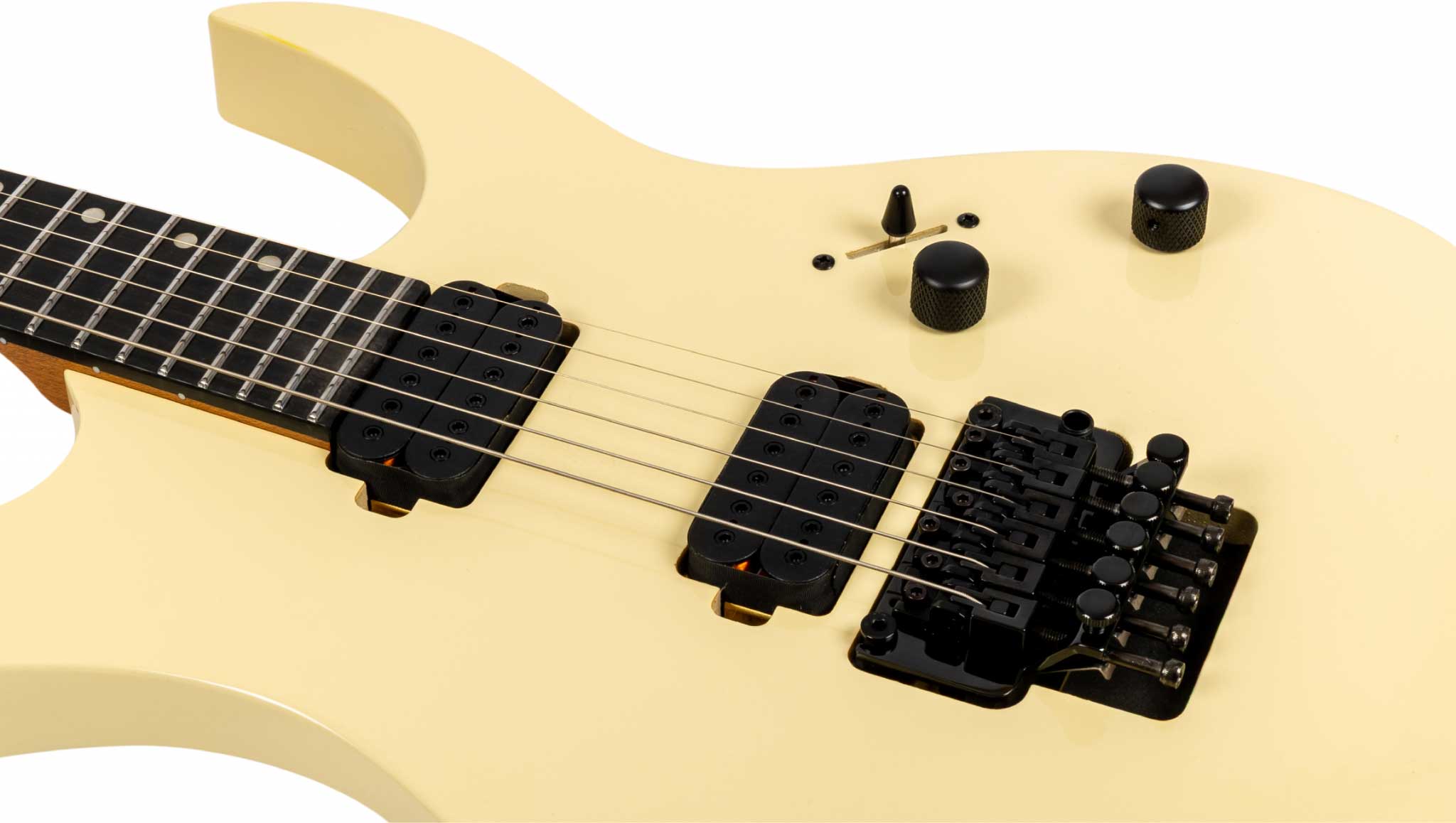 Spira Guitars S420 Awh 2h Fr Eb - Alpine White - Elektrische gitaar in Strat vorm - Variation 3