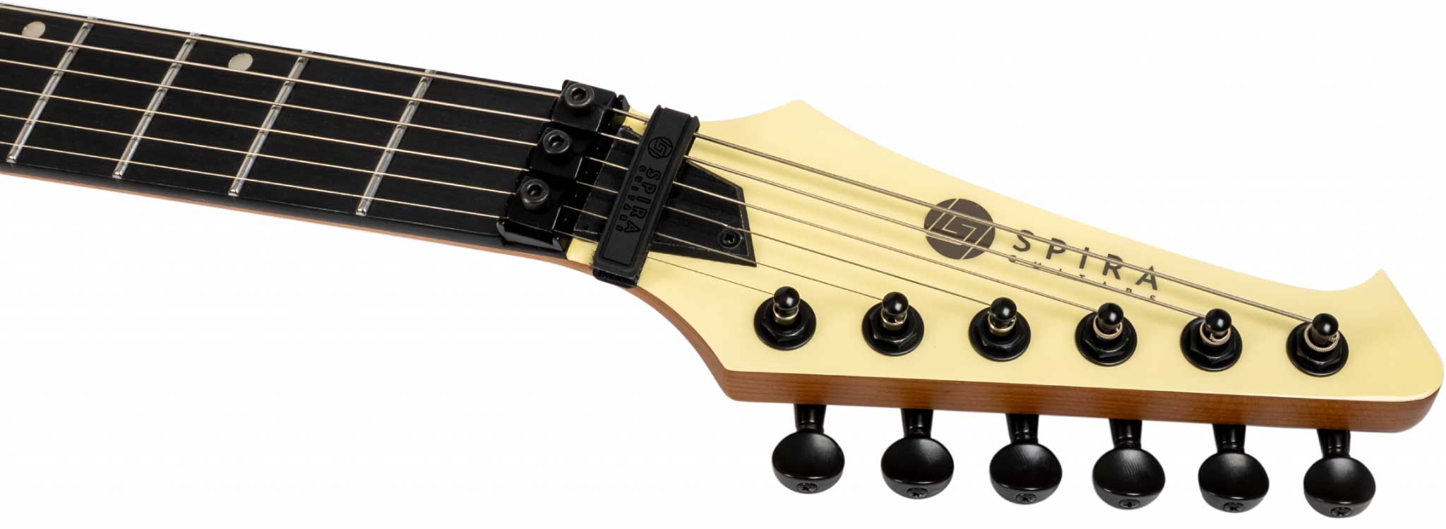 Spira Guitars S420 Awh 2h Fr Eb - Alpine White - Elektrische gitaar in Strat vorm - Variation 4