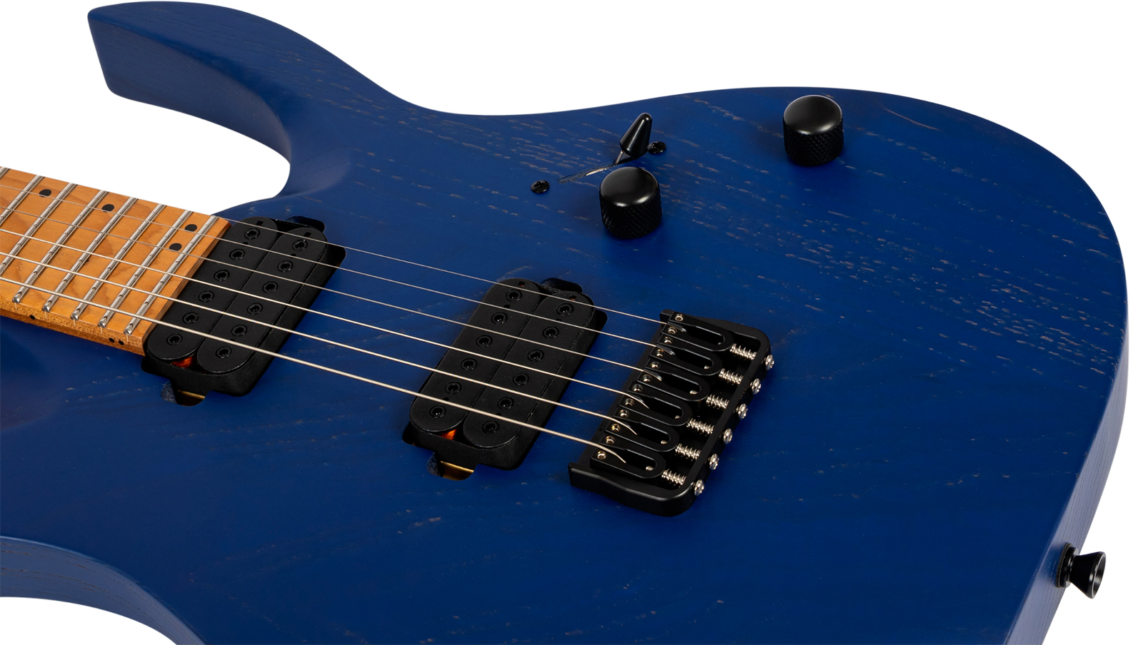 Spira Guitars S600 Abl 2h Ht Eb - Stained Blue - Elektrische gitaar in Strat vorm - Variation 3