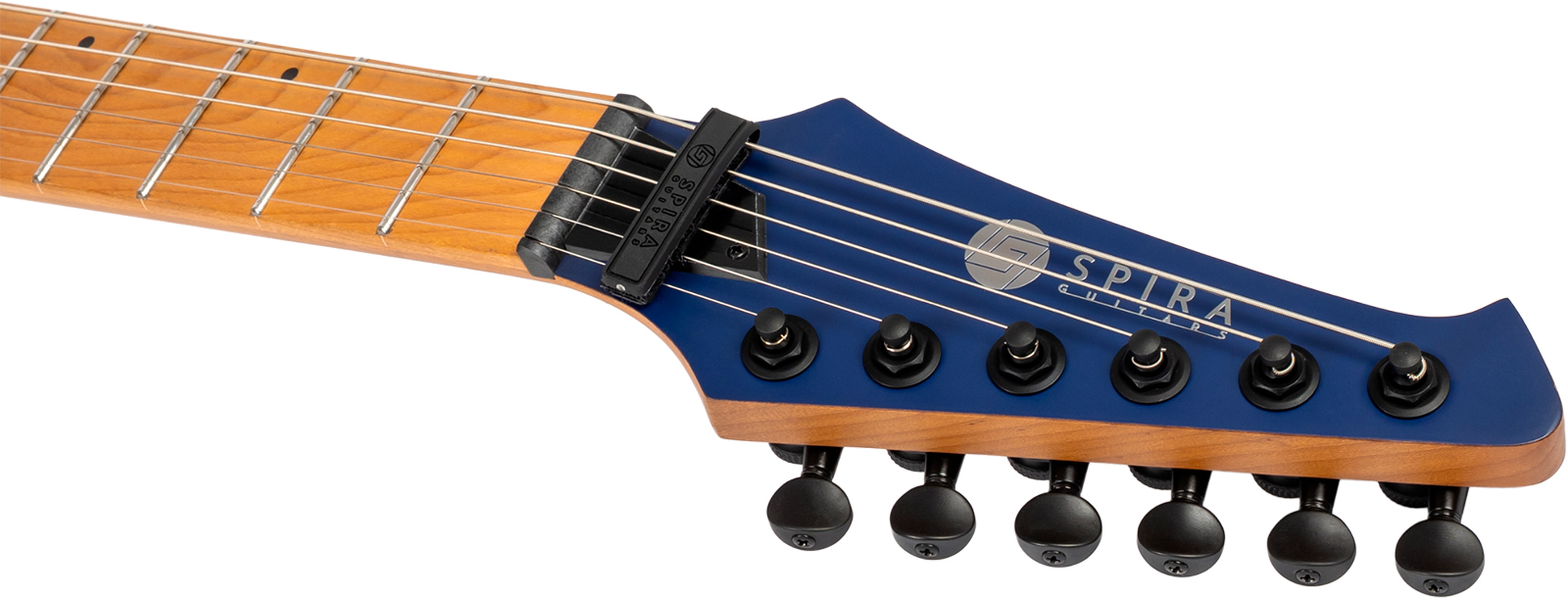 Spira Guitars S600 Abl 2h Ht Eb - Stained Blue - Elektrische gitaar in Strat vorm - Variation 4