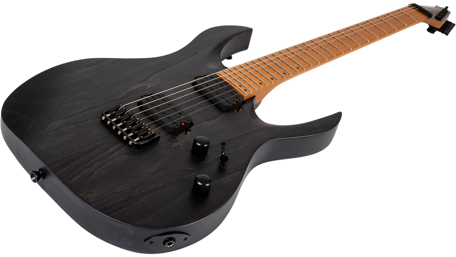 Spira Guitars S600 Agy 2h Ht Eb - Stained Dark Grey - Elektrische gitaar in Strat vorm - Variation 2