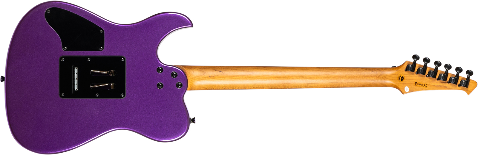 Spira Guitars T420 Pp 2h Fr Eb - Metallic Purple - Televorm elektrische gitaar - Variation 1