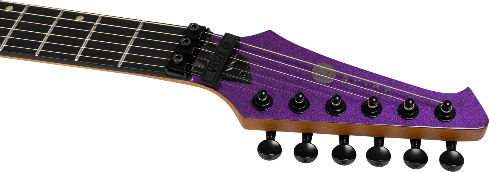 Spira Guitars T420 Pp 2h Fr Eb - Metallic Purple - Televorm elektrische gitaar - Variation 3