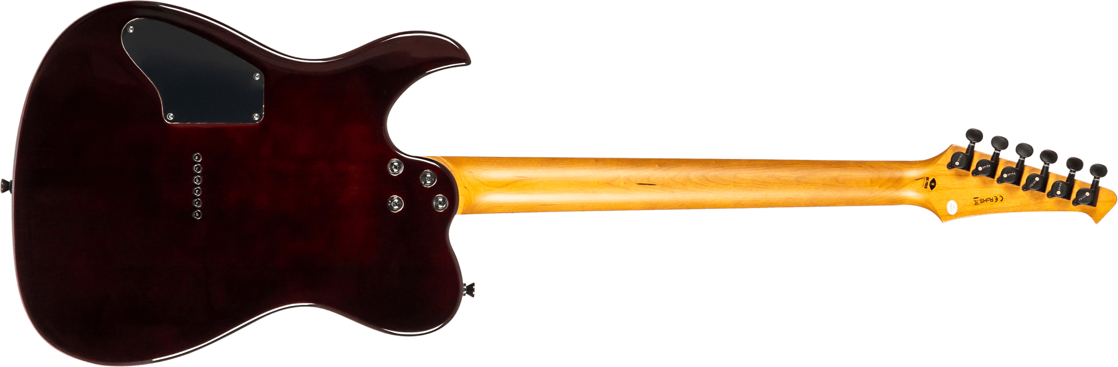 Spira Guitars T450 Tdb 2h Ht Mn - Trans Blue - Televorm elektrische gitaar - Variation 1