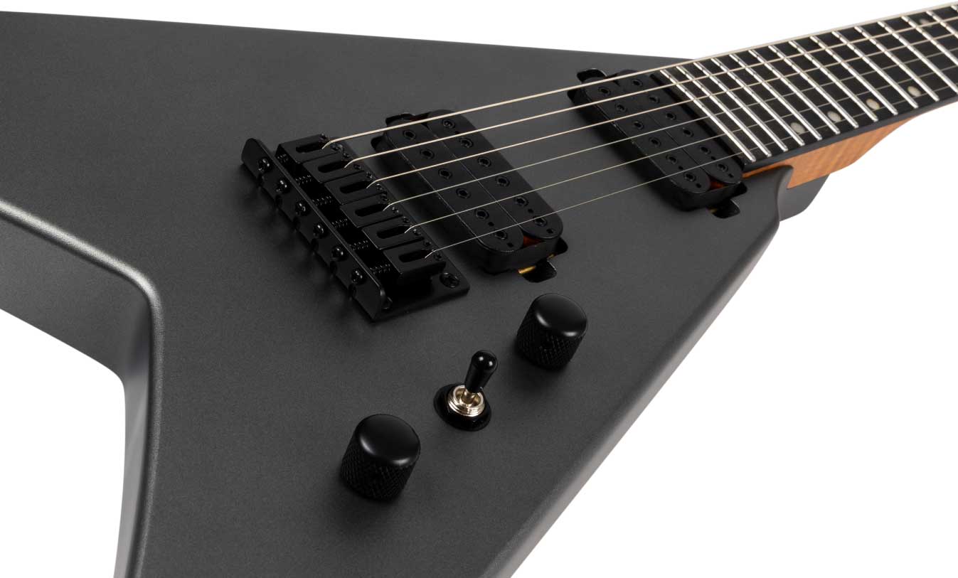Spira Guitars V400 Msl 2h Ht Eb - Satin Silver - Metal elektrische gitaar - Variation 2