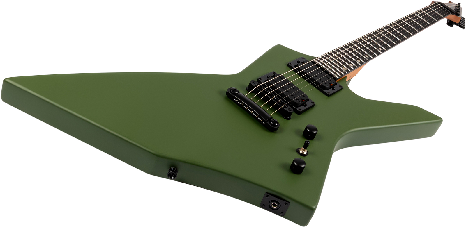 Spira Guitars X400 Mgr 2h Ht Mn - Satin Green - Metal elektrische gitaar - Variation 2