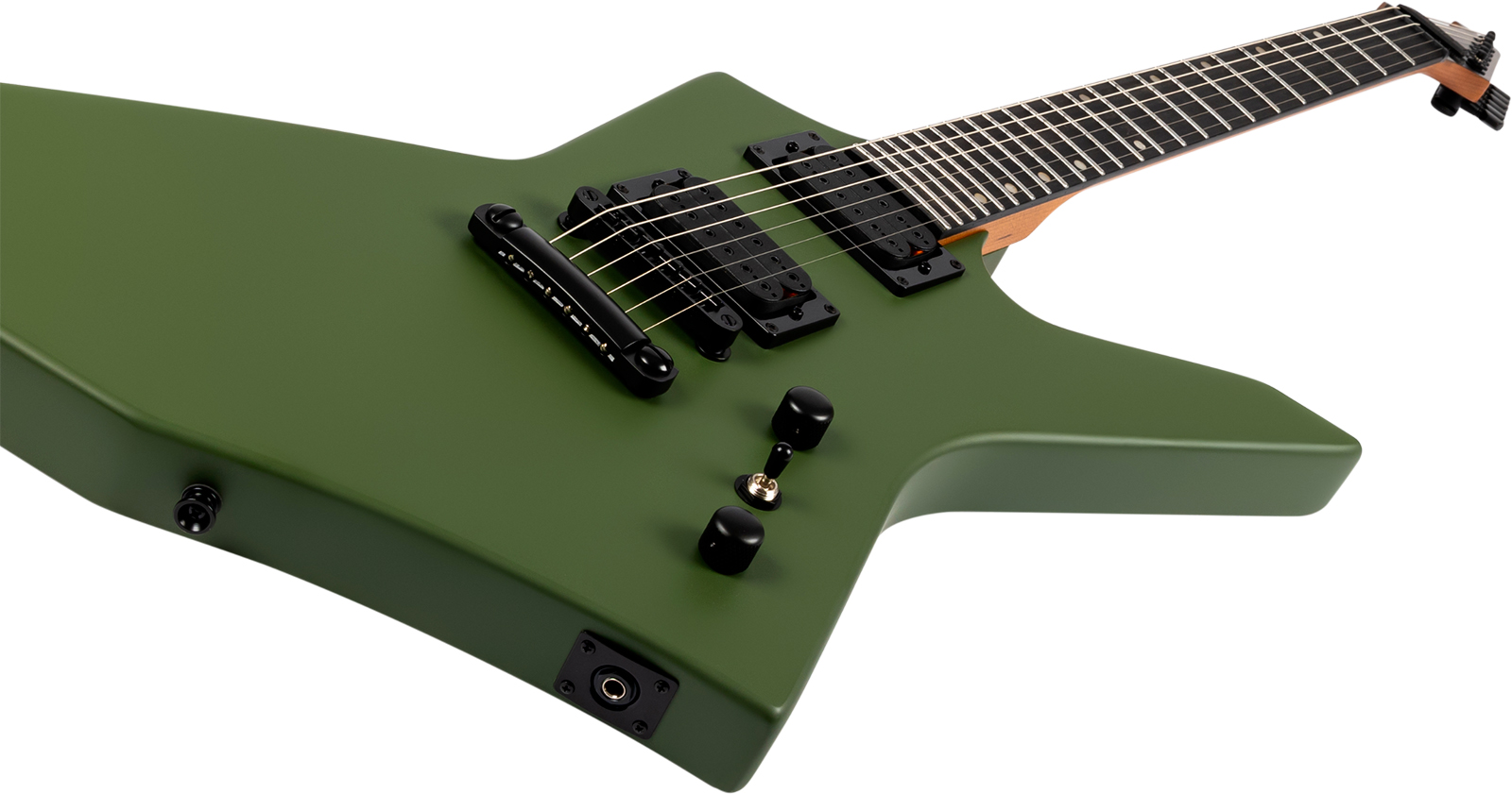 Spira Guitars X400 Mgr 2h Ht Mn - Satin Green - Metal elektrische gitaar - Variation 3