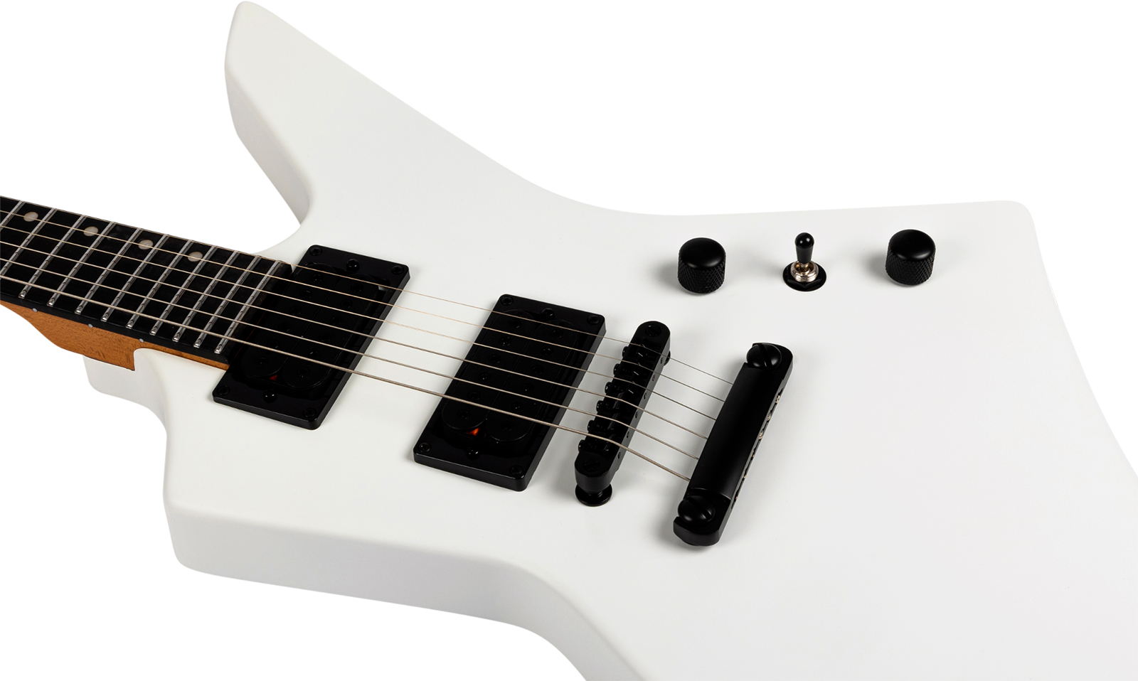 Spira Guitars X400 Mwh 2h Ht Mn - Satin White - Metal elektrische gitaar - Variation 4