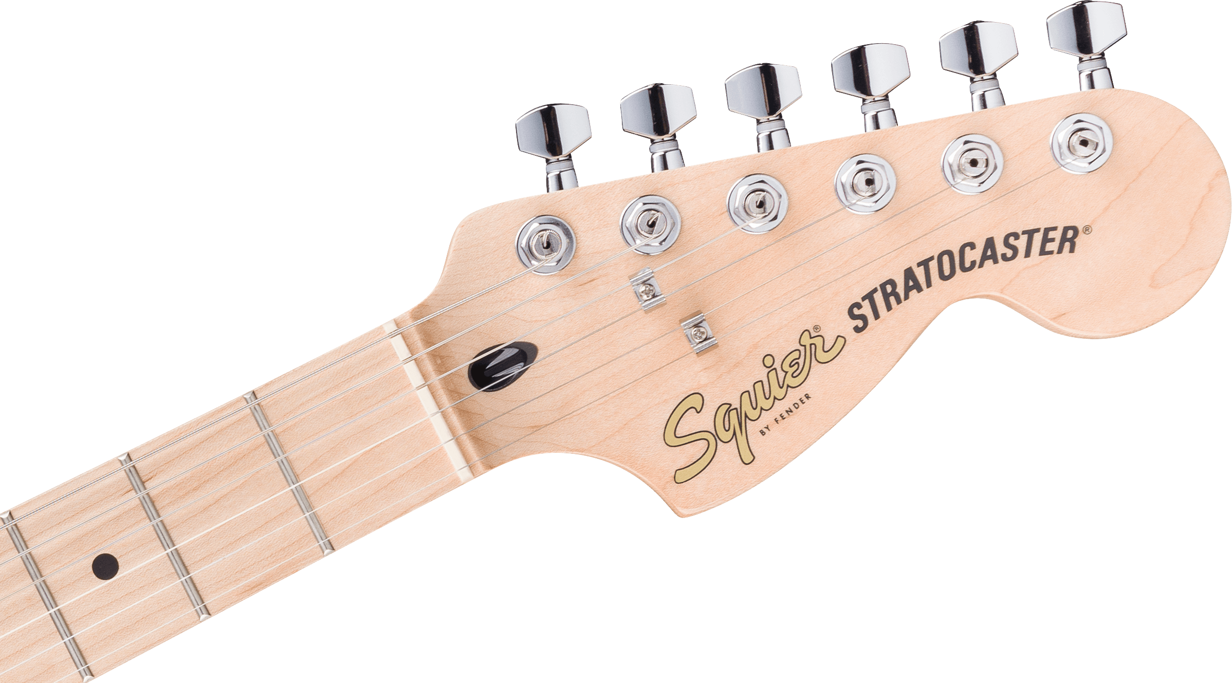 Squier Affinity Strat Junior Ltd Hss Trem Mn - Pearl White - Elektrische gitaar in Strat vorm - Variation 2
