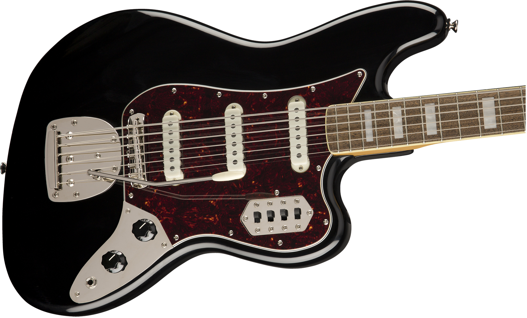 Squier Bass Vi Classic Vibe 2019 Sss Trem Lau - Black - Elektrische gitaar in Str-vorm - Variation 2