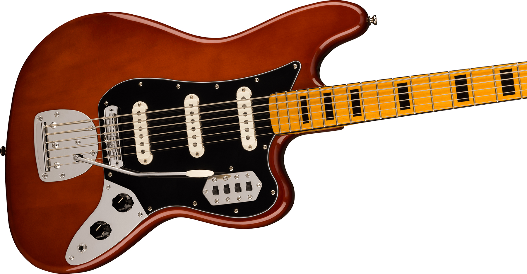 Squier Bass Vi Classic Vibe Fsr Ltd 3s Trem Lau - Walnut - Solid body elektrische bas - Variation 2