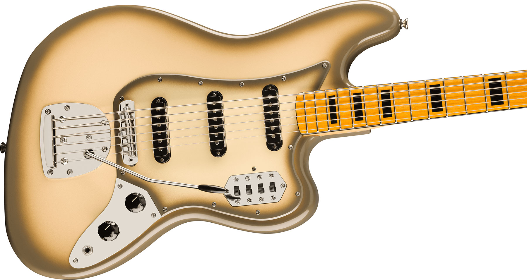 Squier Bass Vi Classic Vibe Fsr Ltd 3s Trem Mn - Antigua - Solid body elektrische bas - Variation 2