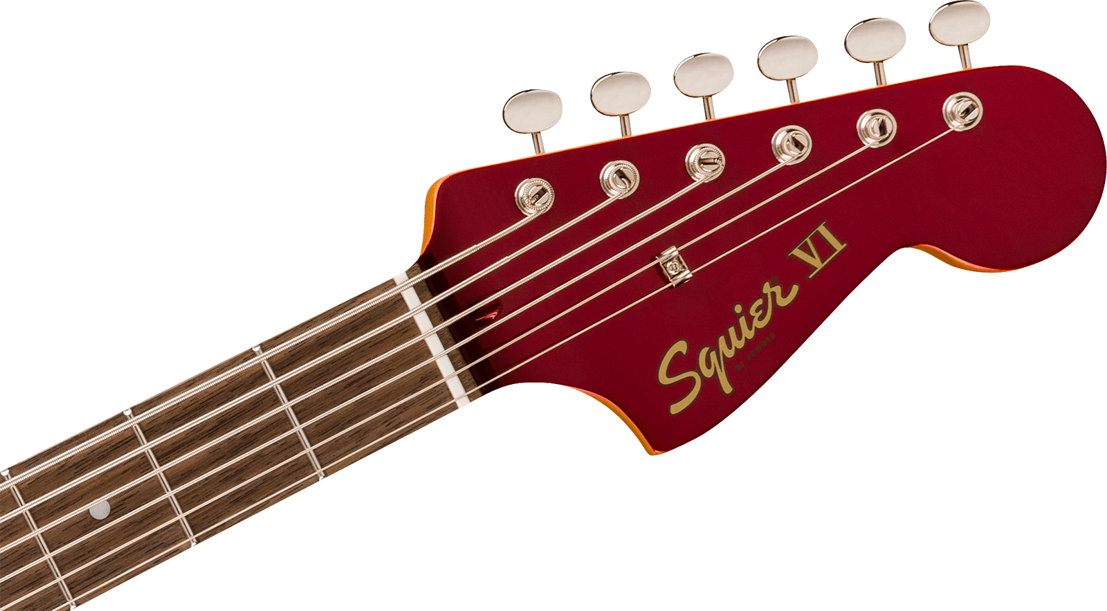 Squier Bass Vi Classic Vibe Ltd 3s Trem Lau - Candy Apple Red W/ Matching Headstock - Solid body elektrische bas - Variation 2