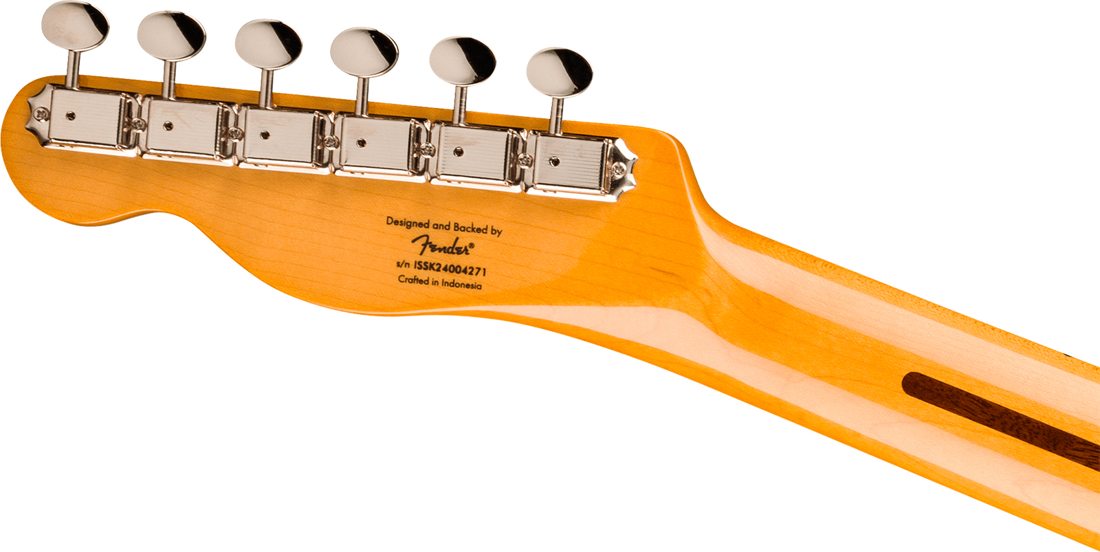 Squier Classic Vibe Tele 60s Custom Fsr Ltd Sh Ht Mn - Black - Televorm elektrische gitaar - Variation 3