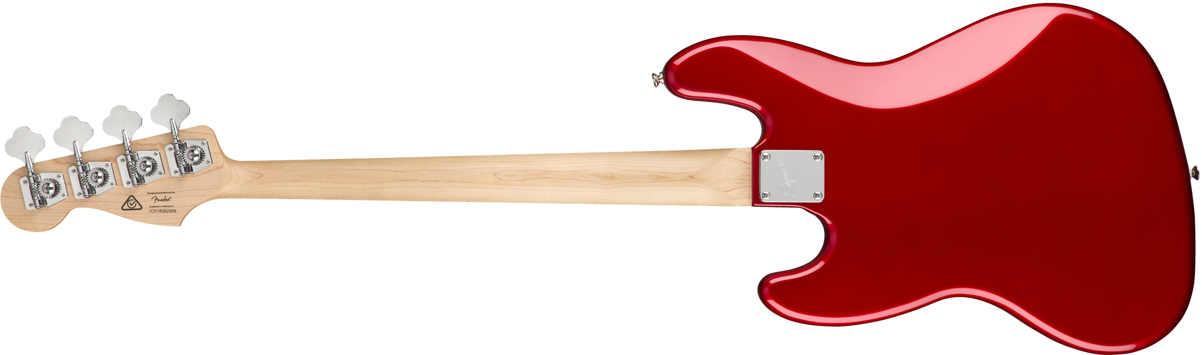 Squier Contemporary Jazz Bass Lau - Metallic Red - Solid body elektrische bas - Variation 1