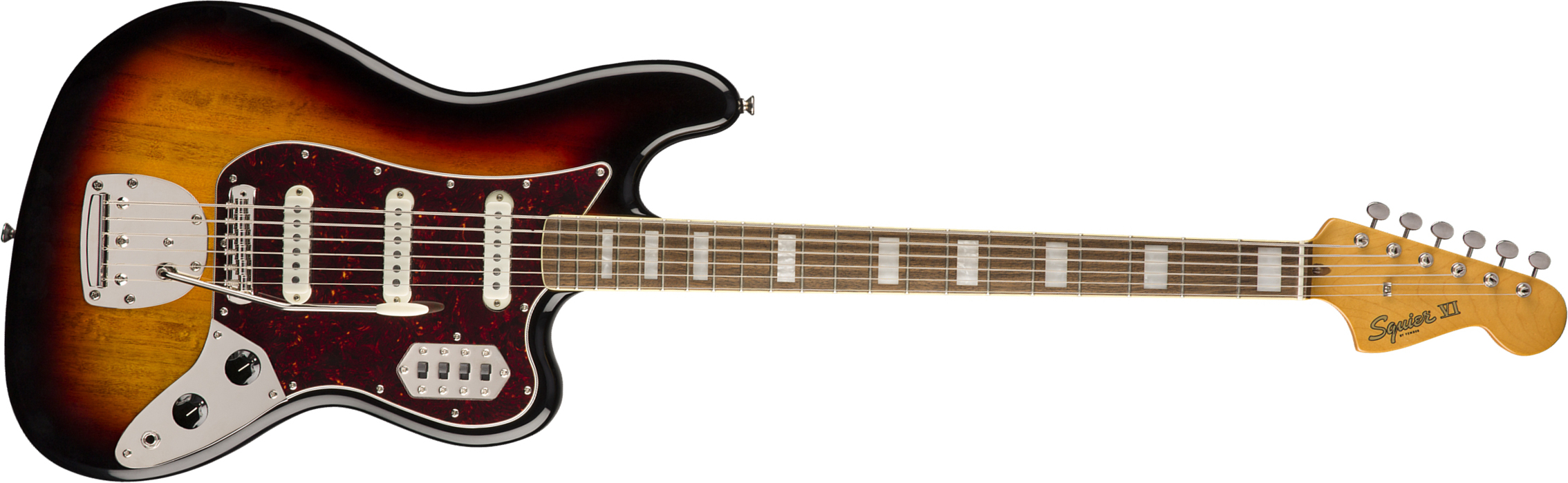 Squier Bass Vi Classic Vibe 2019 3s Trem Lau - 3-color Sunburst - Solid body elektrische bas - Main picture